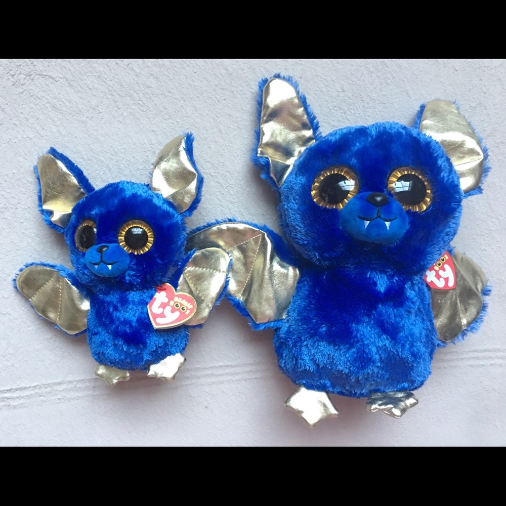 Ty Beanie Boo OZZY the Halloween Bat, 6” & 9”, Walgreens Exclusive, 2018, NWT!